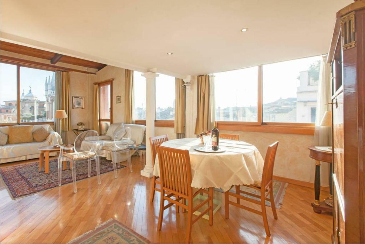 Amazing Panoramic Artist'S Loft Spanish Steps Rom Eksteriør billede