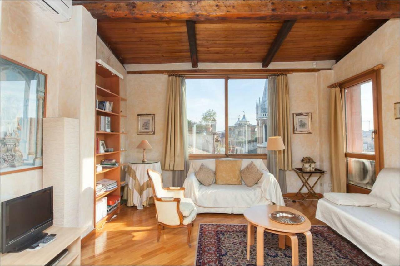 Amazing Panoramic Artist'S Loft Spanish Steps Rom Eksteriør billede